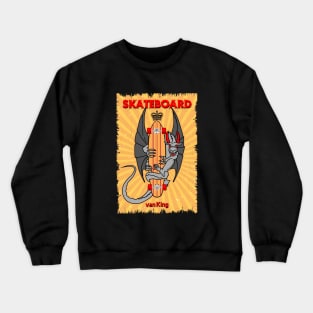 van King - Dragon Lady Longboard - Cartaz Crewneck Sweatshirt